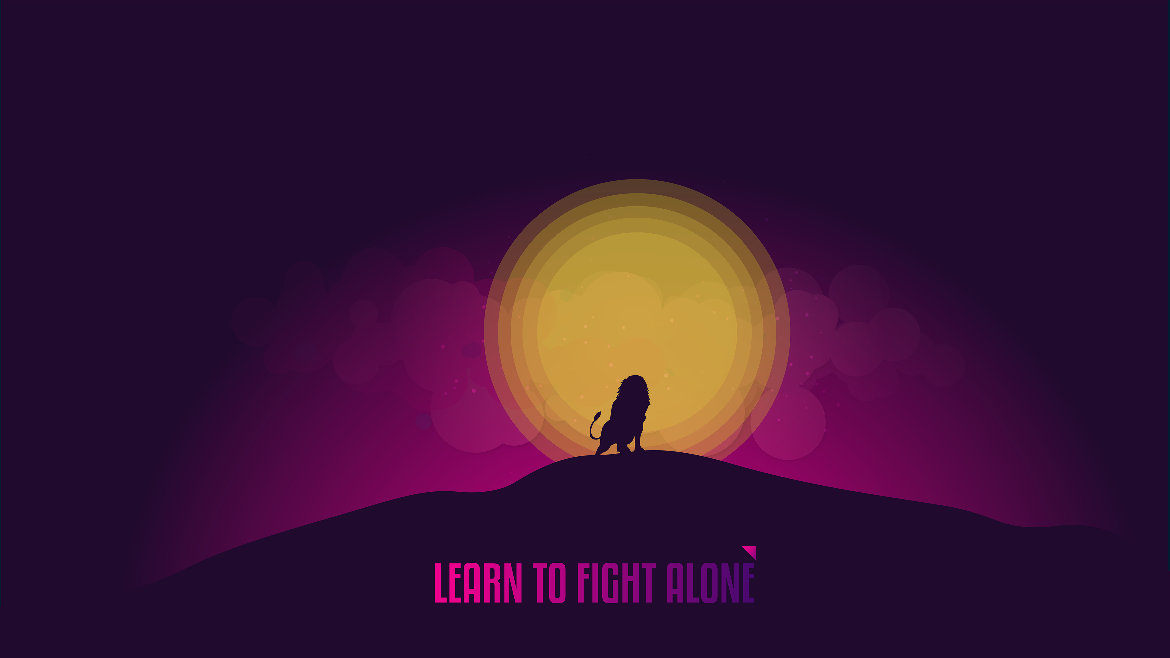 Lean to Fight Alone 4K7066310504